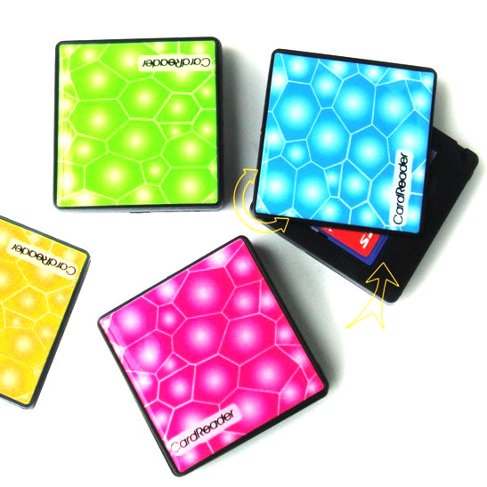 Card reader with card holder