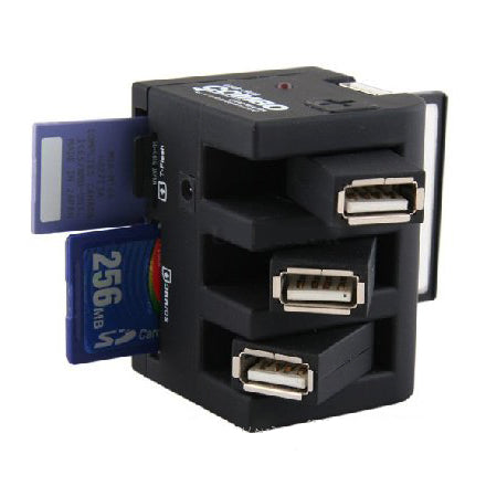 USB Combo Card reader and HUB