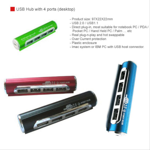 USB Hub with 4 ports (desktop)