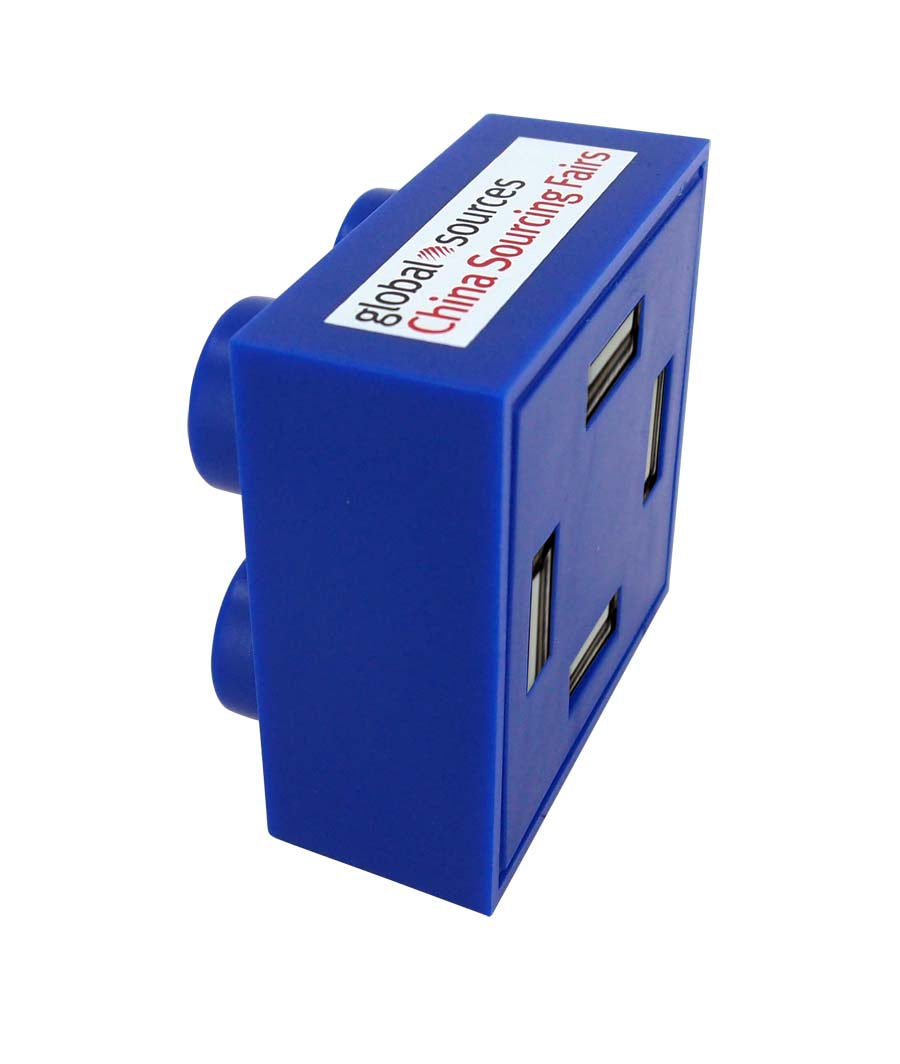Lego shape USB hub with 4 ports