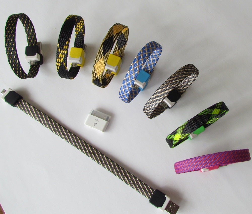 Silicone bracelet usb cable (Pattern)
