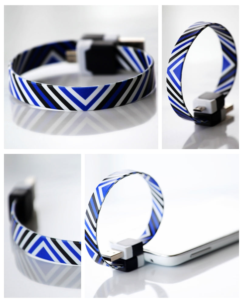 Silicone bracelet usb cable (Pattern)