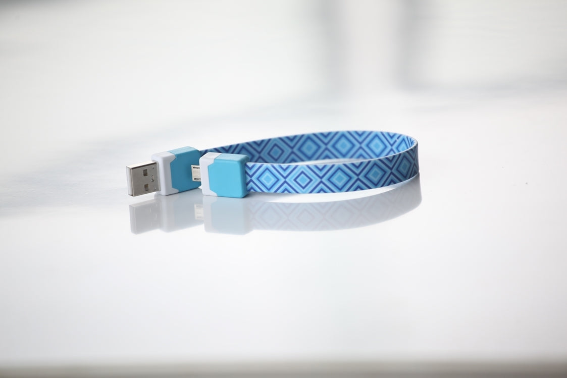 Silicone bracelet usb cable (Pattern)