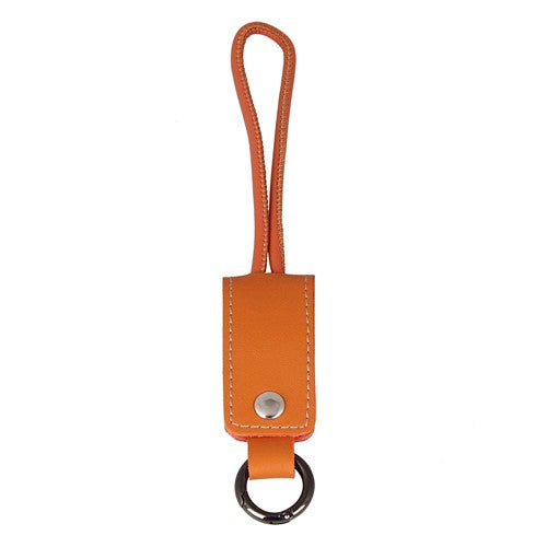 Leather Keychain USB Cable