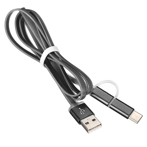 Micro USB + Type C USB Cable