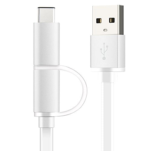 Micro USB + Type C USB Cable