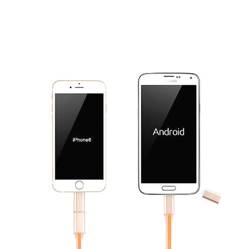 Micro USB + Type C USB Cable