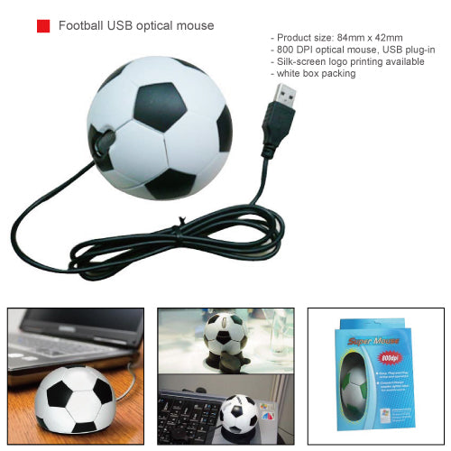 Football USB optical mouse