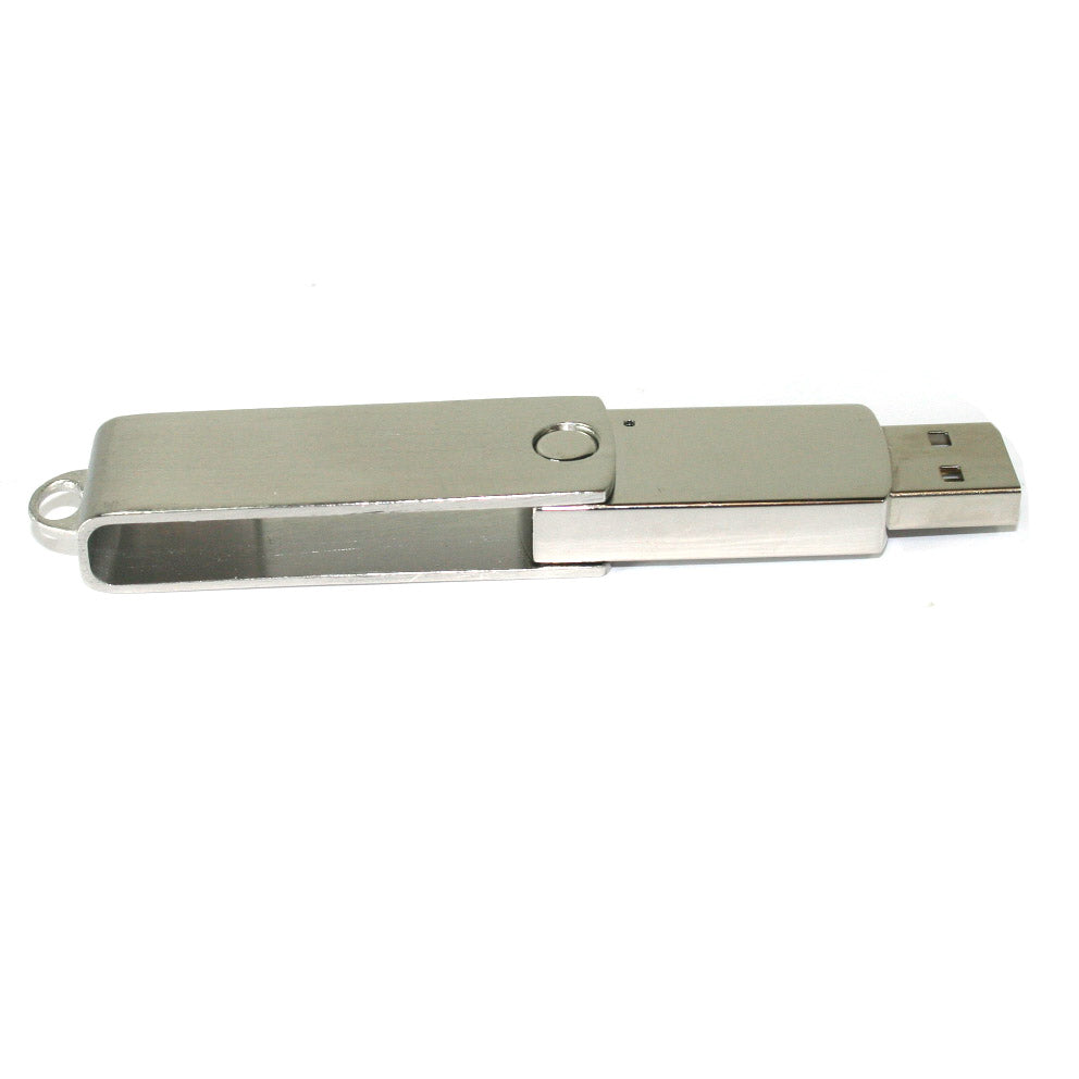 Metal case rotating USB stick
