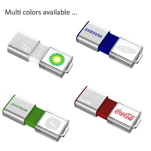 Slide type acrylic USB flash drive
