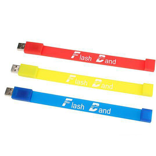 Silicon USB wrist strap