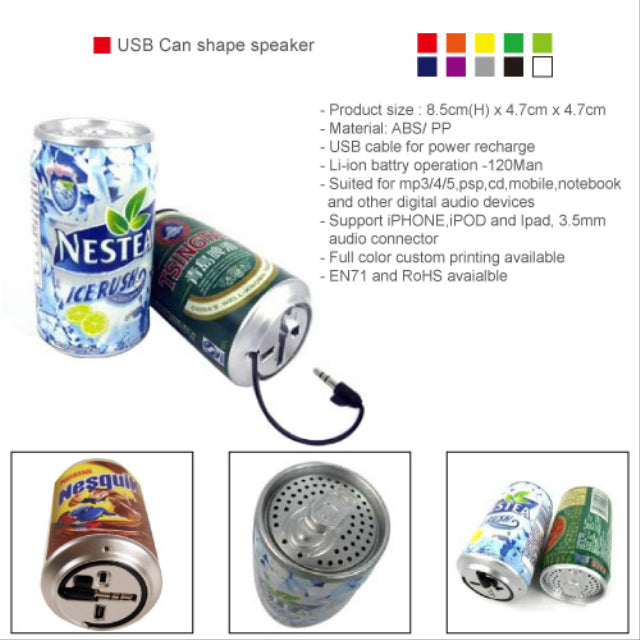 USB Can shape speaker