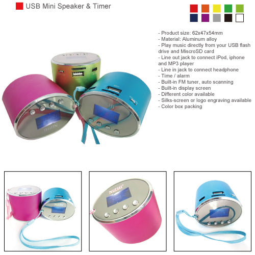 Usb Mini Speaker Timer