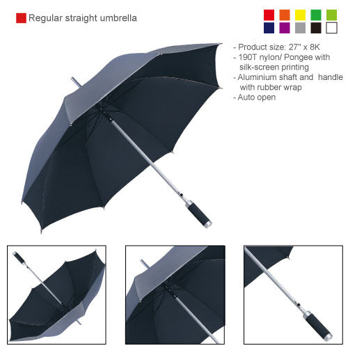 Regular straight umbrella