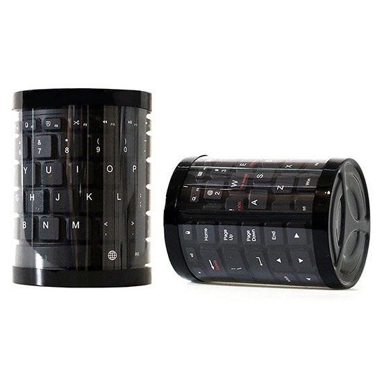 Foldable soft silicon bluetooth keyboard