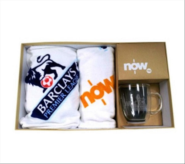 Towel + Glass cup Gift set