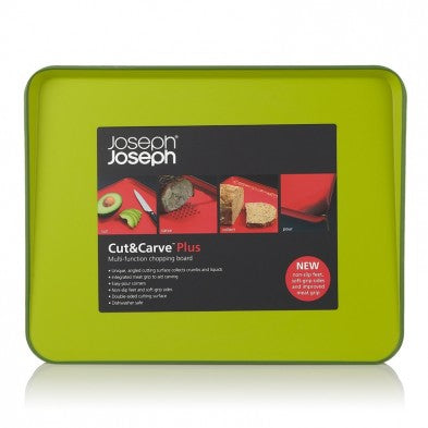 Joseph Joseph-Cut&Carve™ Plus Non-slip, multi-function chopping board *Small