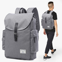 Laptop backpack with buckle