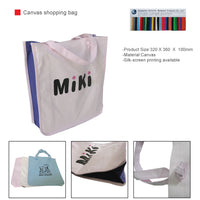 Canvas shopping bag