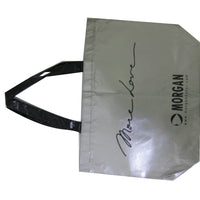 Silver foil shopping bag