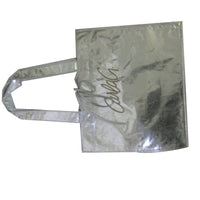 Silver foil shopping bag