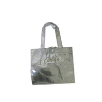 Silver foil shopping bag