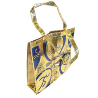 Gold foil shopping bag