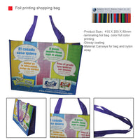 Foil printing shopping bag