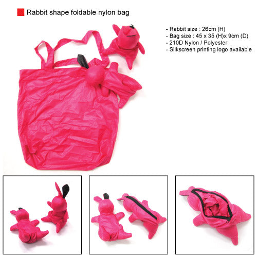 Bear shape nylon bag