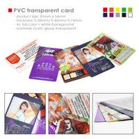 PVC transparent card