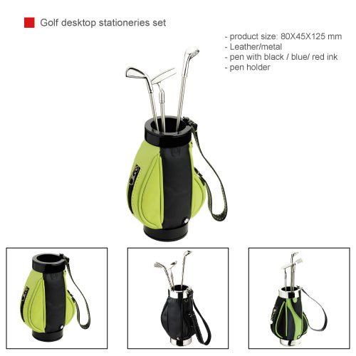 Golf desktop stationeries set