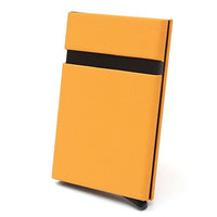 PU leather RFID anti-theft Automatic Pop-up Card holder