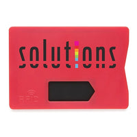 RFID Anti-theft Plastic Card Holder