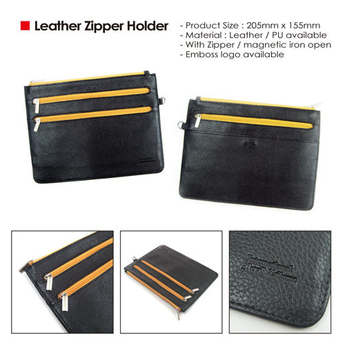 Leather Zipper Holder