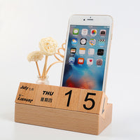 Wood calendar Set