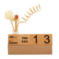Wood calendar Set