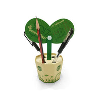 Pen Holder with Flower Shape Desktop Calendar