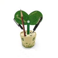 Pen Holder with Flower Shape Desktop Calendar