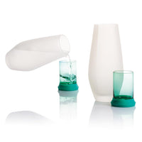 Hyta 0.5L carafe with drinking glass-green-P264.047