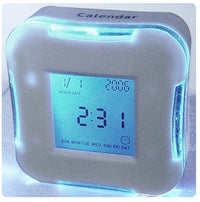 Rotating LCD clock