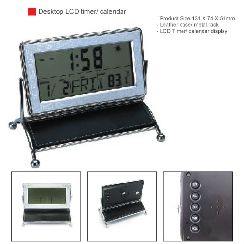 Desktop LCD timer/ calendar