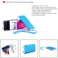 USB Solar power mobile phone charger