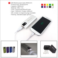 Multi-function USB mobile battery charger 4600 mAh + torch (power bank)