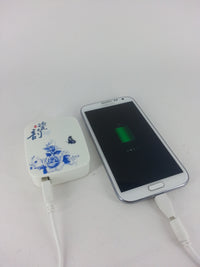 Chinese style Dual USB mobile battery charger 6000 mAh (power bank)