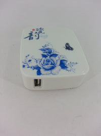 Chinese style Dual USB mobile battery charger 6000 mAh (power bank)