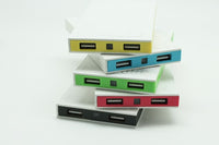 Colorful 2usb power bank 5000mah