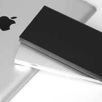 Ultra thin metallic power bank 2-USB output (8000mAh)
