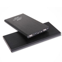 Ultra thin metallic power bank 2-USB output (8000mAh)