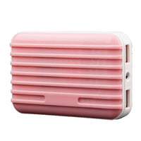 USB Luggage box power bank 6000mah with flashlight