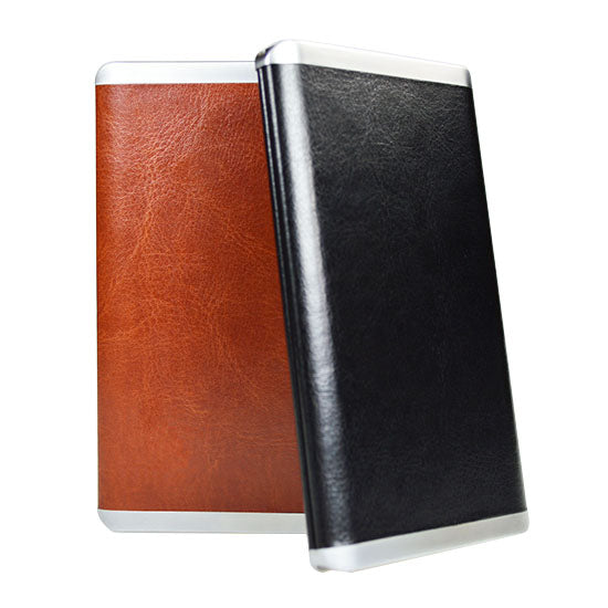 Leather style portable power bank5000mAh